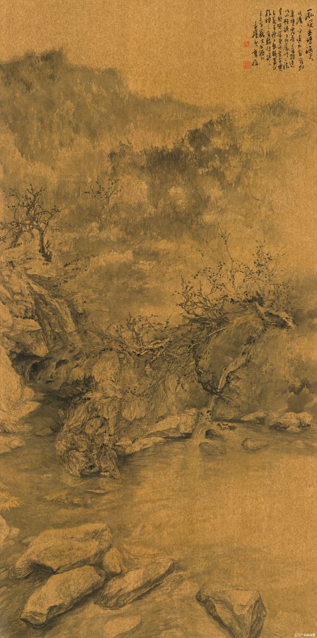 碧涵天光 意与古会——曹俊《一泓深去碧涵天》亮相中国美术馆