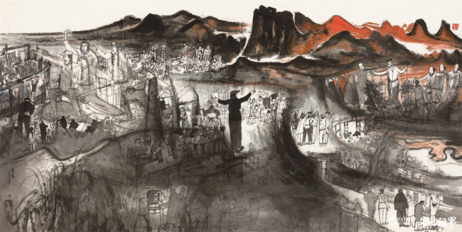 抗战印记 | 何邦辉:以墨为锋绘峥嵘,“鲁艺”精神永传承