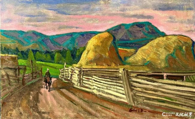 【DeepSeek谈艺】秦烨·油画丨色与墨织就乡土旧梦