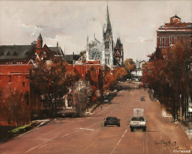 【DeepSeek谈艺】张国锋·油画丨奔涌的生命张力在画布上绽放