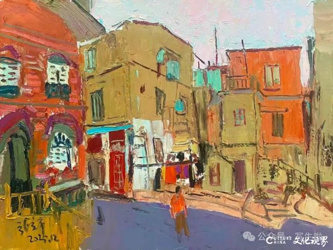 【DeepSeek谈艺】张立平·鼓浪屿写生 | 于斑斓深处，拾一岛烟火晨昏