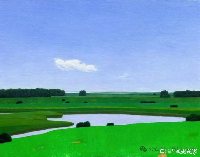 【DeepSeek谈艺】姜向东·风景油画丨铺陈四时意,绘就乡野情