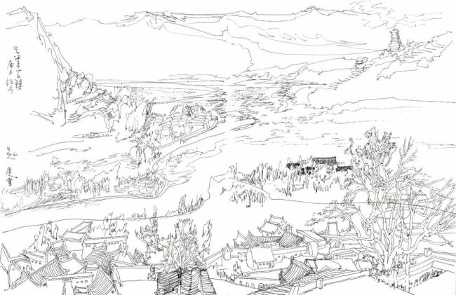 吴建军·速写丨风过黄河,笔底山河