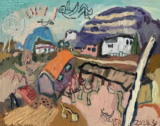 【DeepSeek谈艺】杨继锋·油画丨凝萃山河烟火的诗意，叩响生命本真的回响