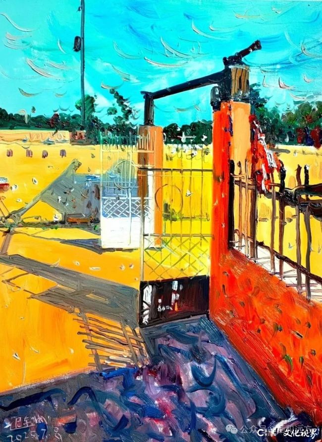 【DeepSeek谈艺】迟连城·油画写生 | 色彩构景显意趣，运笔写生见匠心