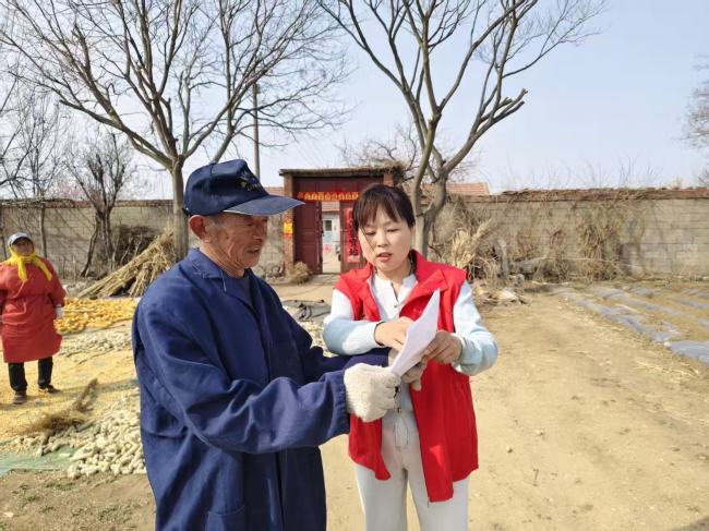 青岛莱西市日庄镇瓦庄新村新时代文明实践站开展文明祭祀宣传活动