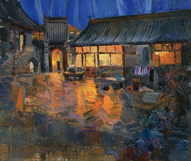 孟新宇·油画 | 奔放笔触绘就乡土魂魄