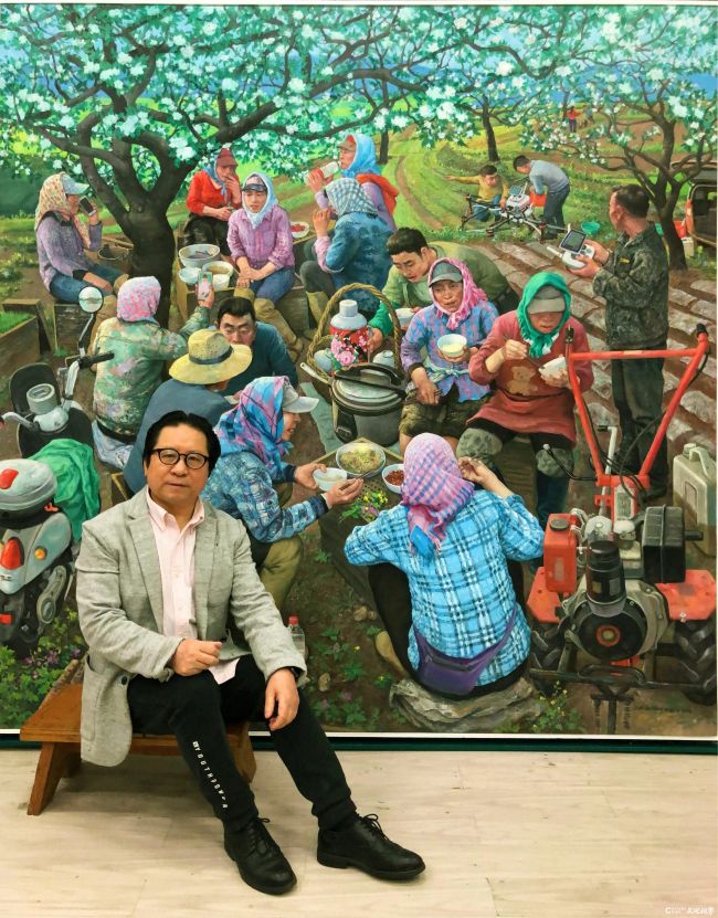陈树中·油画 | 朴素真实的画面传递劳动者的生活律动,礼赞乡土的诗意与生活的温馨