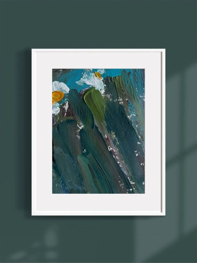 石与花的默语——李安源油画新作《闲花草》系列