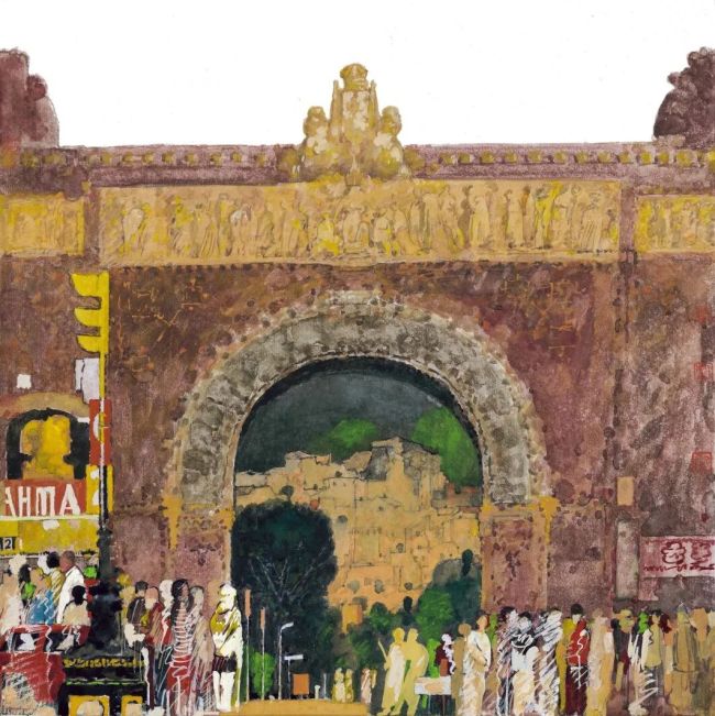 “一带一路·人类文明——卢禹舜作品展”明日将在北京开幕,展期至4月14日