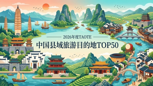 从县域出发，丈量中国旅游的真实纵深——2026年度TAOTIE中国县域旅游目的地榜单解读