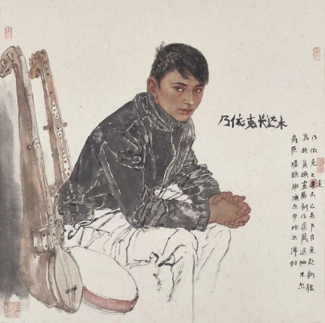 一笔一世界-于文江工笔人物画作品鉴赏定制插图2