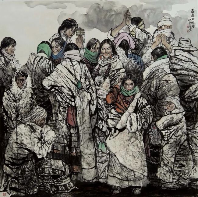 狄少英·人物画 | 既有坚实的造型支撑，亦不失写意的笔墨韵味，尽显东方艺术的含蓄之美