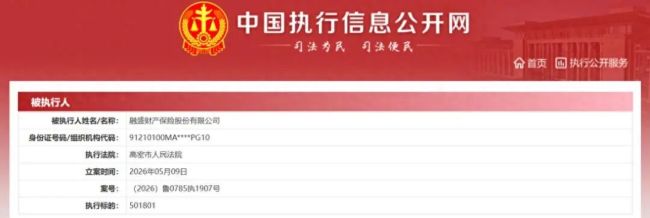 融盛财险原党委书记“落马”，自成立以来连续八年亏损，今再登被执行人名单