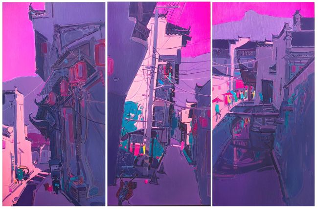 “胭脂劫——宋永进当代油画展”3月29日将在上海开展,展期至4月28日