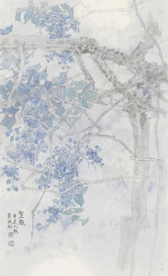 “方外寻幽——莫建成、莫晓松工笔花鸟作品展”在北京开展
