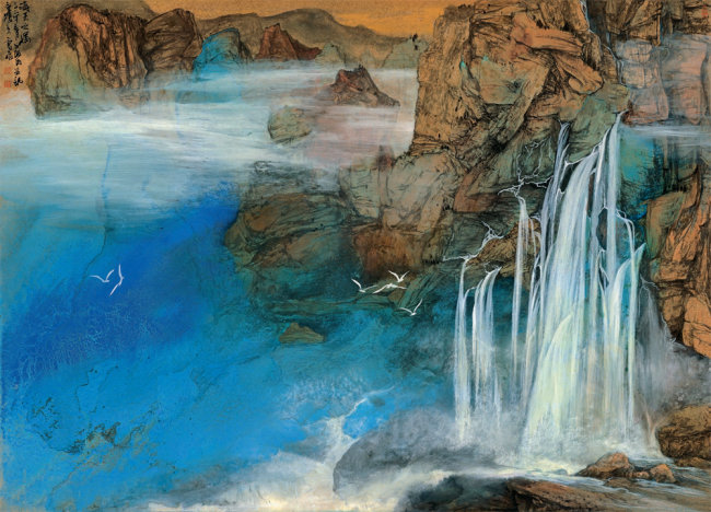 曹俊·山水画 | 在富有传统意味的深度和宁静中,展现西方抽象绘画的力量