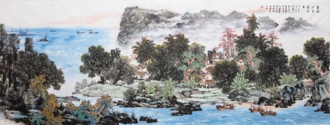 阮江华 | 以水墨铺叙海岛四季,于椰风红棉间书写海南本土诗意