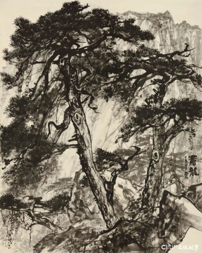 岳黔山 | 挥墨勾勒苍崖,于草木时序间安放内心丘壑
