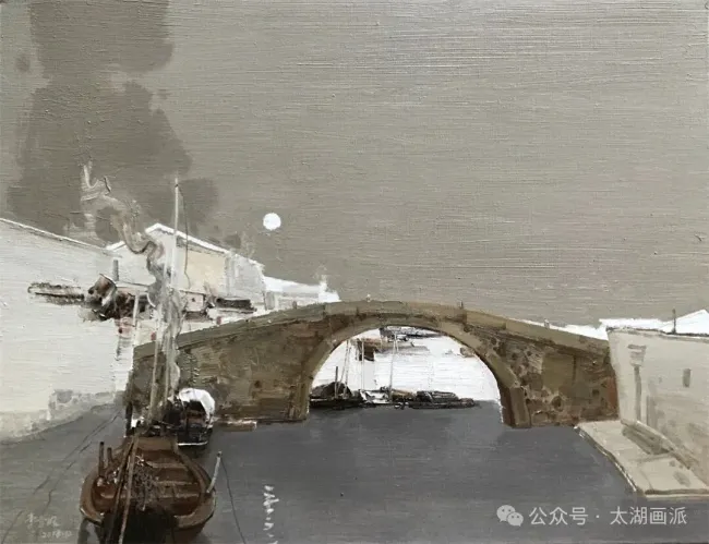 李方明·油画丨一物一法,以四时山川暮色铺展平和沉静的精神独白
