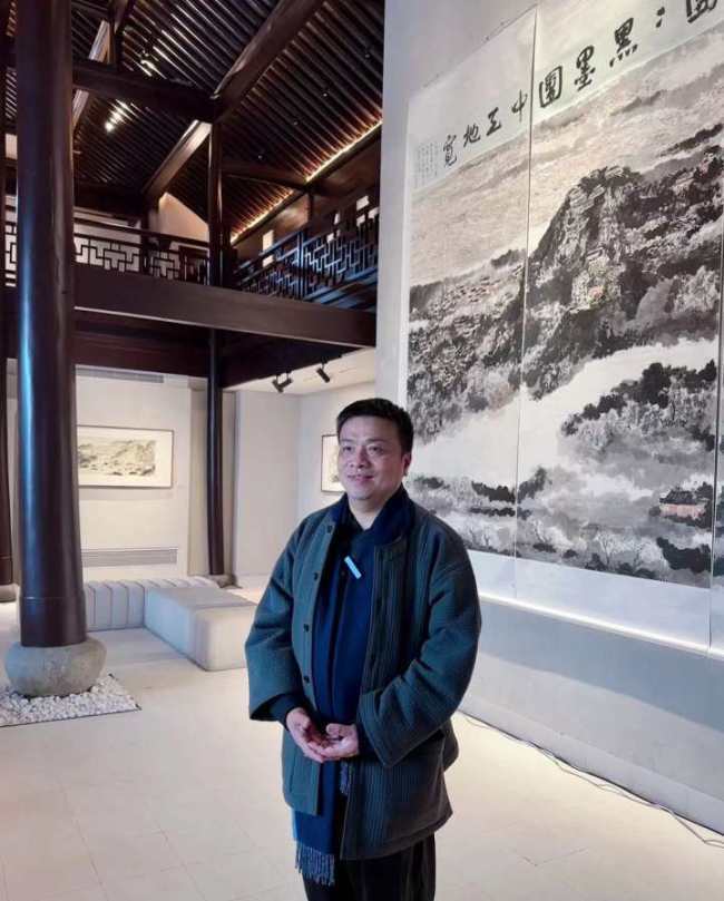 “山川胜揽——林海钟写生作品特展”在广州美术学院开幕，展期至4月22日