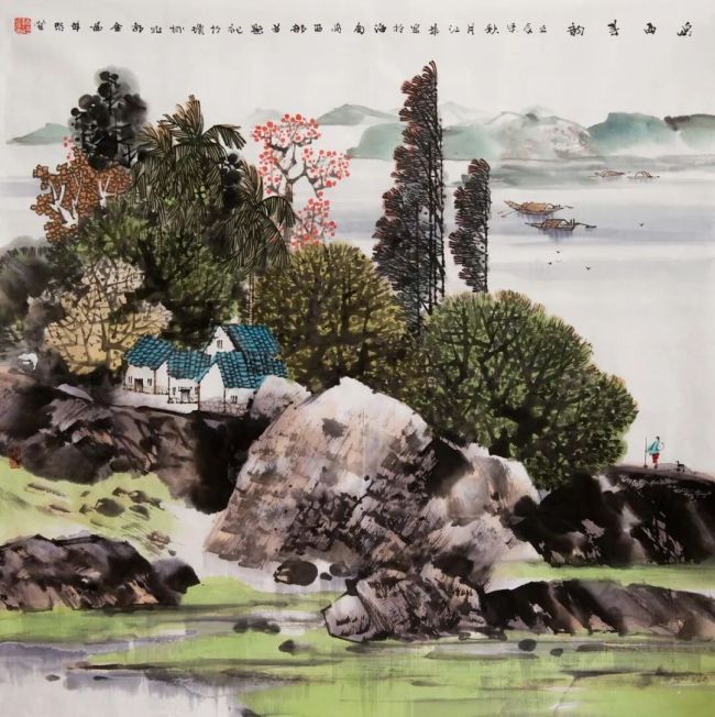 阮江华 | 以水墨铺叙海岛四季，于椰风红棉间书写海南本土诗意