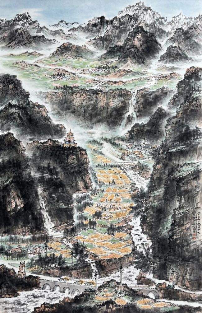 张风塘·中国画 | 画面整体萦绕着清雅的书卷气，尽显东方艺术的灵动气韵
