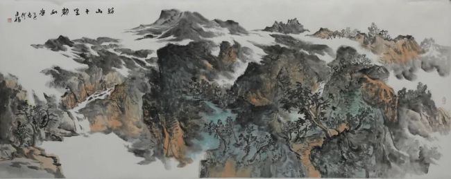 何占福应邀参展,“问道山海间——当代中国画学术邀请展”4月11日将在威海市美术馆开幕