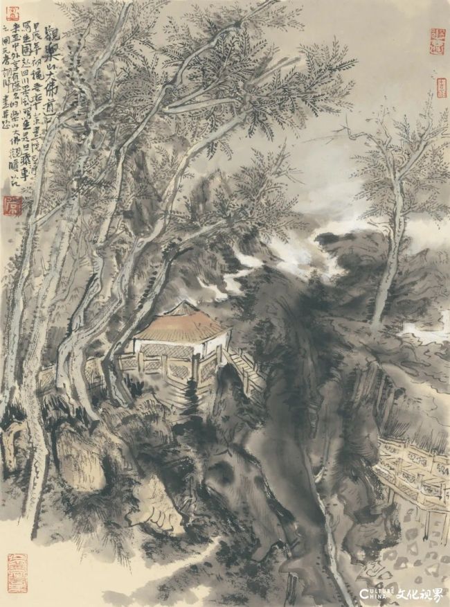 常朝晖·水墨画丨山川草木皆有性情,云烟流转暗含哲思
