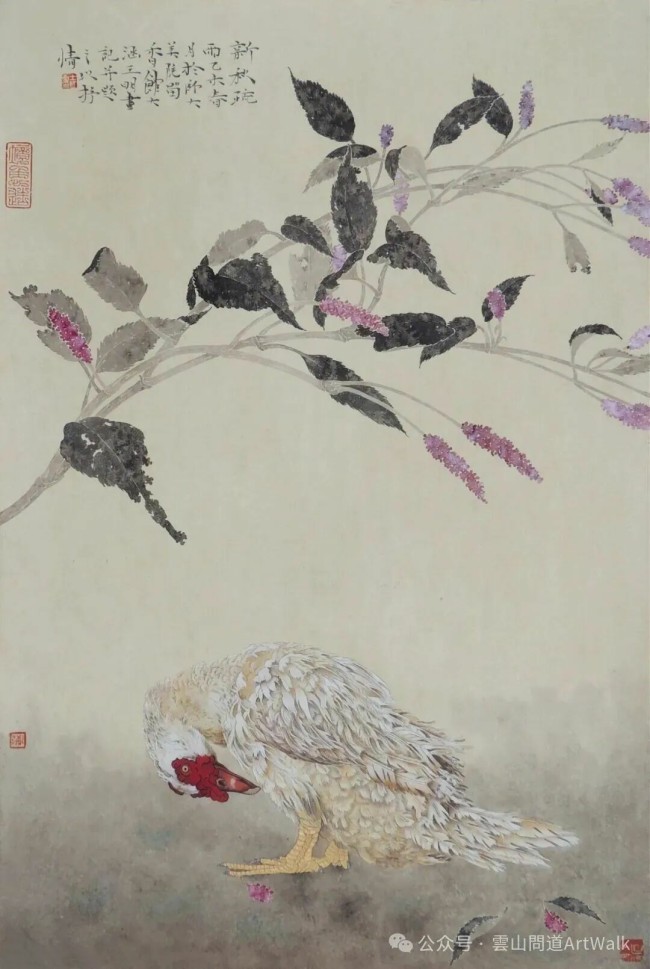 王明·花鸟画 | 笔简意浓,展现出一派生机盎然的自然之美