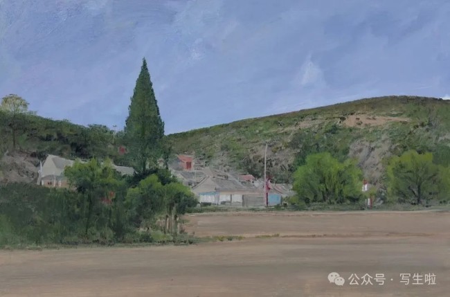 陆庆龙·风景油画 | 细腻入微的观察与整体单纯的图式相得益彰，画面极具辨识度