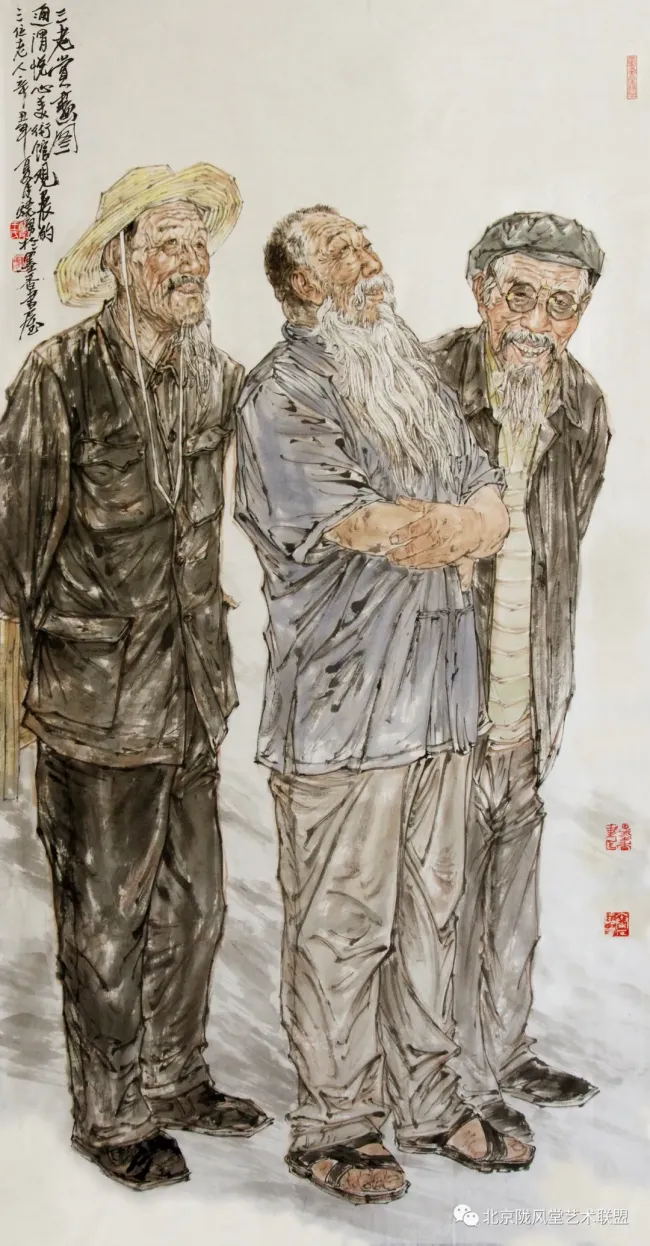 王骁勇·重彩人物画丨让厚重的色感沉淀进画面肌理,将大地苍茫沉静的气质渗透进每一处形象塑造