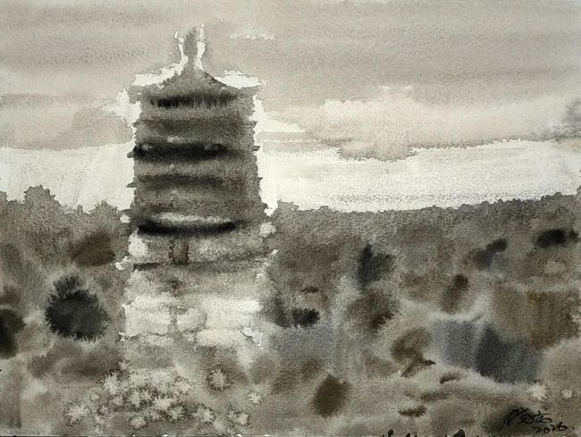方晓龙·水彩画 | 笔触收放得宜,画中满溢着以身心拥抱自然的真切感受