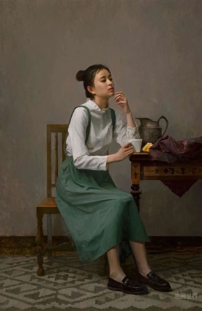 来源·人物油画 | 以沉静克制的笔触,铺展独属于东方气质的诗意