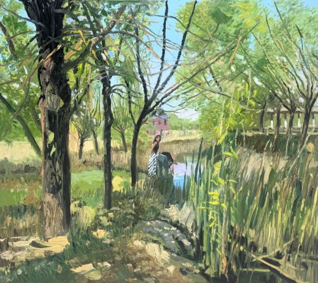 “千里秀色 风拂大地——王建国油画作品展”今日在新疆美术馆开展