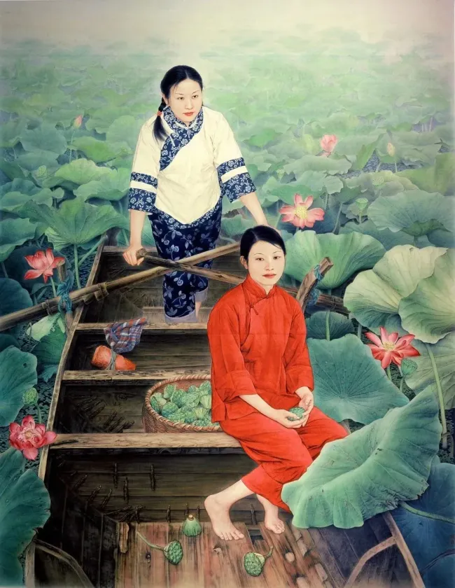 静水流深——李乃蔚工笔画的美学侧影