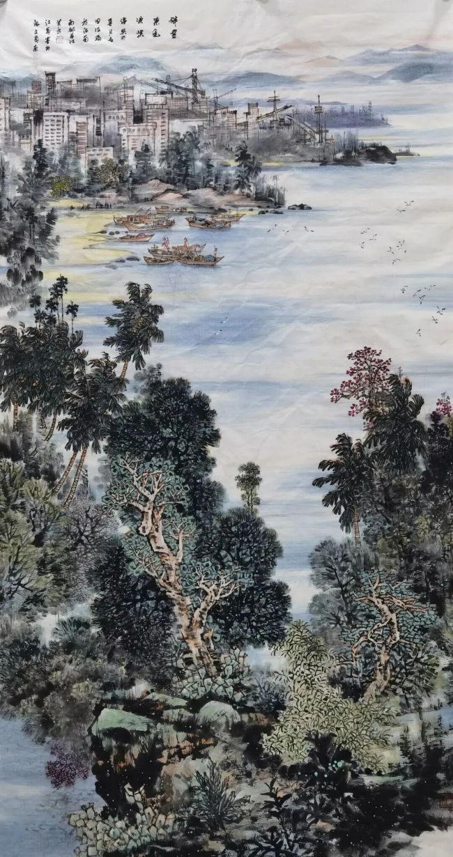 阮江华 | 画面既挥洒随性,又保有热带景观蓬勃旺盛的生命力