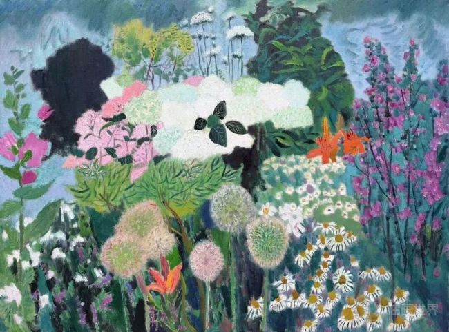 王克举·风景油画新作 | 斑斓的色彩与灵动的线条交织,展现出一派生机盎然的自然之美