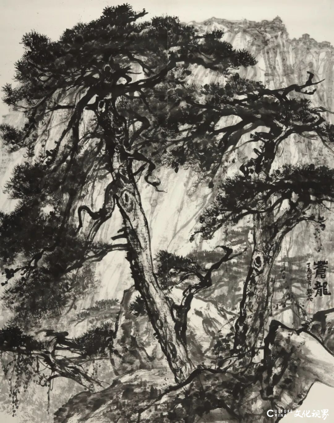岳黔山·《苍龙》| 运笔刚劲且富于变化,尽显蓬勃雄健的生命力