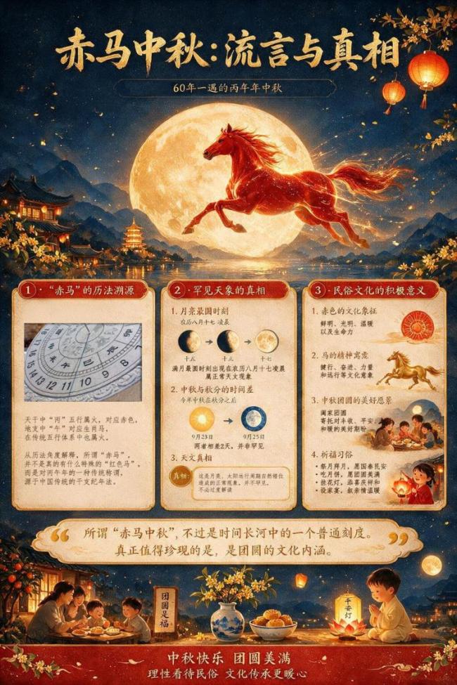 今年中秋有啥“不一样”?专家为你解读“赤马中秋”