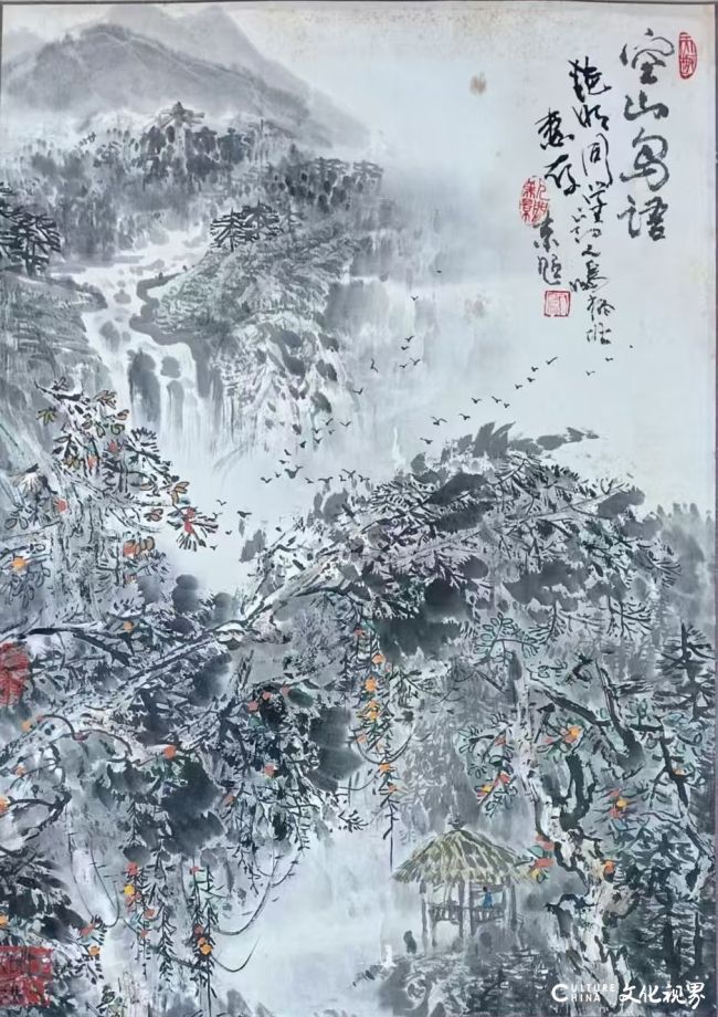 笔墨寄初心丹青酬故友——刘人岛早期赠画里的乡梓深情-中华网山东