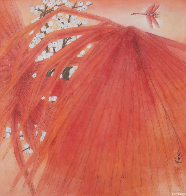 何专连《薰》50×50cm 国画（纸本）2013年.jpg