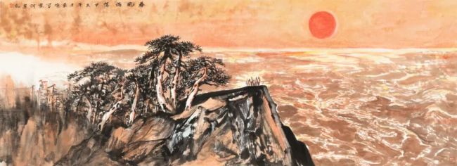笔墨传情架起中俄文化桥梁——张辉作品《春风浩荡》入藏俄罗斯联邦博物馆