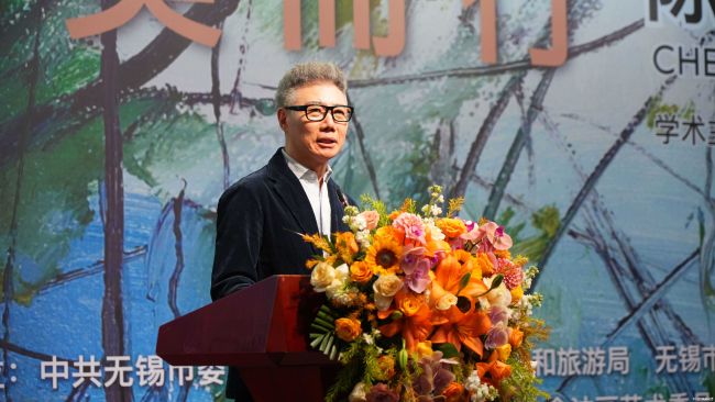 “向美而行——陈世宁油画作品展”昨日在无锡凤凰艺都美术馆盛大开幕