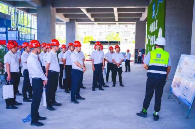 中建新疆建工总承包管理示范项目观摩活动在云上经济示范园举办