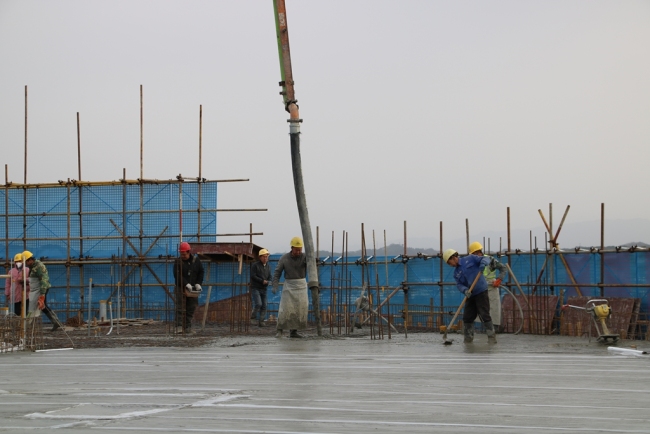 陕西安建汉中航空产业融合发展基地项目在建单体全部封顶