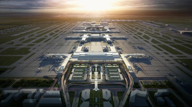 西安咸阳国际机场三期扩建工程东航站楼项目顺利实现水通、电通、暖通