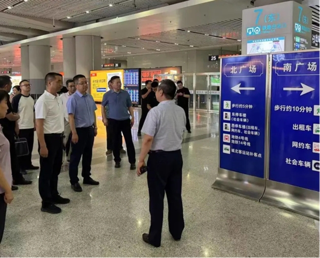 西安市客运秩序执法整治现场观摩活动在北客站举行