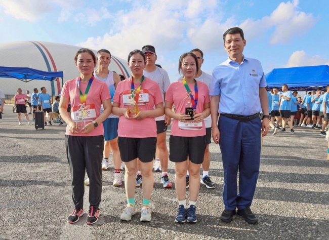 北元集团举办第五届“迎七一”健步跑比赛