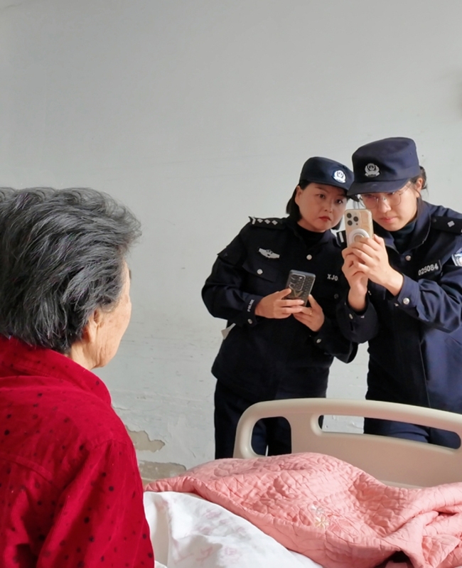 眉县公安办证服务进病房，贴心举措暖人心
